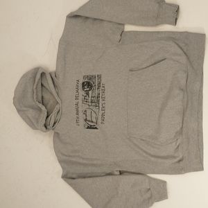 Vintage Champion Reverse Weave Hoodie Sweatshirt XL Paddlers Retreat Gray Heathe